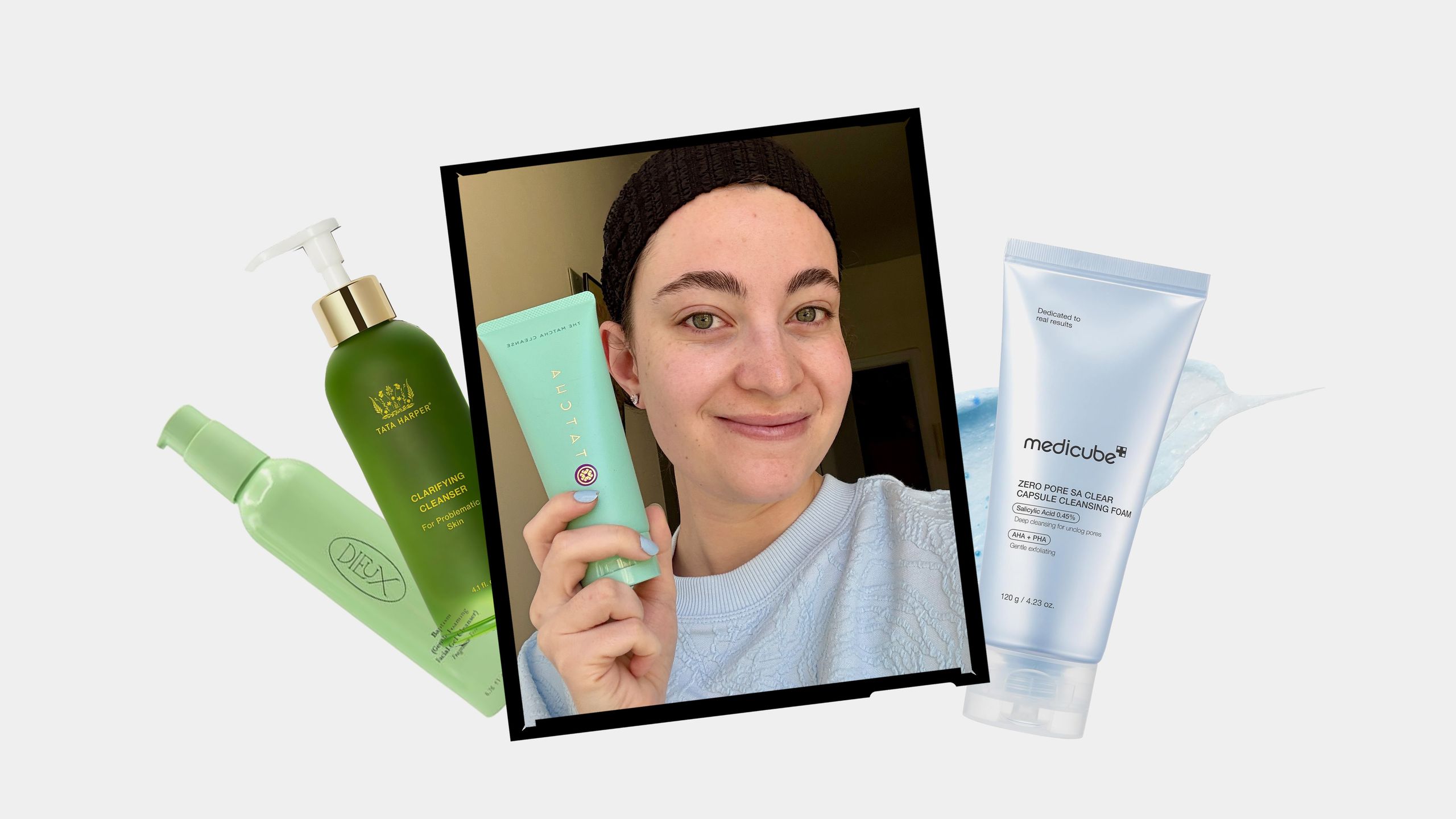 Image may contain Face Head Person Photography Portrait Bottle Cap Clothing Hat Lotion and Adult