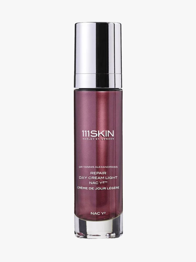 111Skin Repair Day Cream Light NAC Y²™ in branded component on a light gray background
