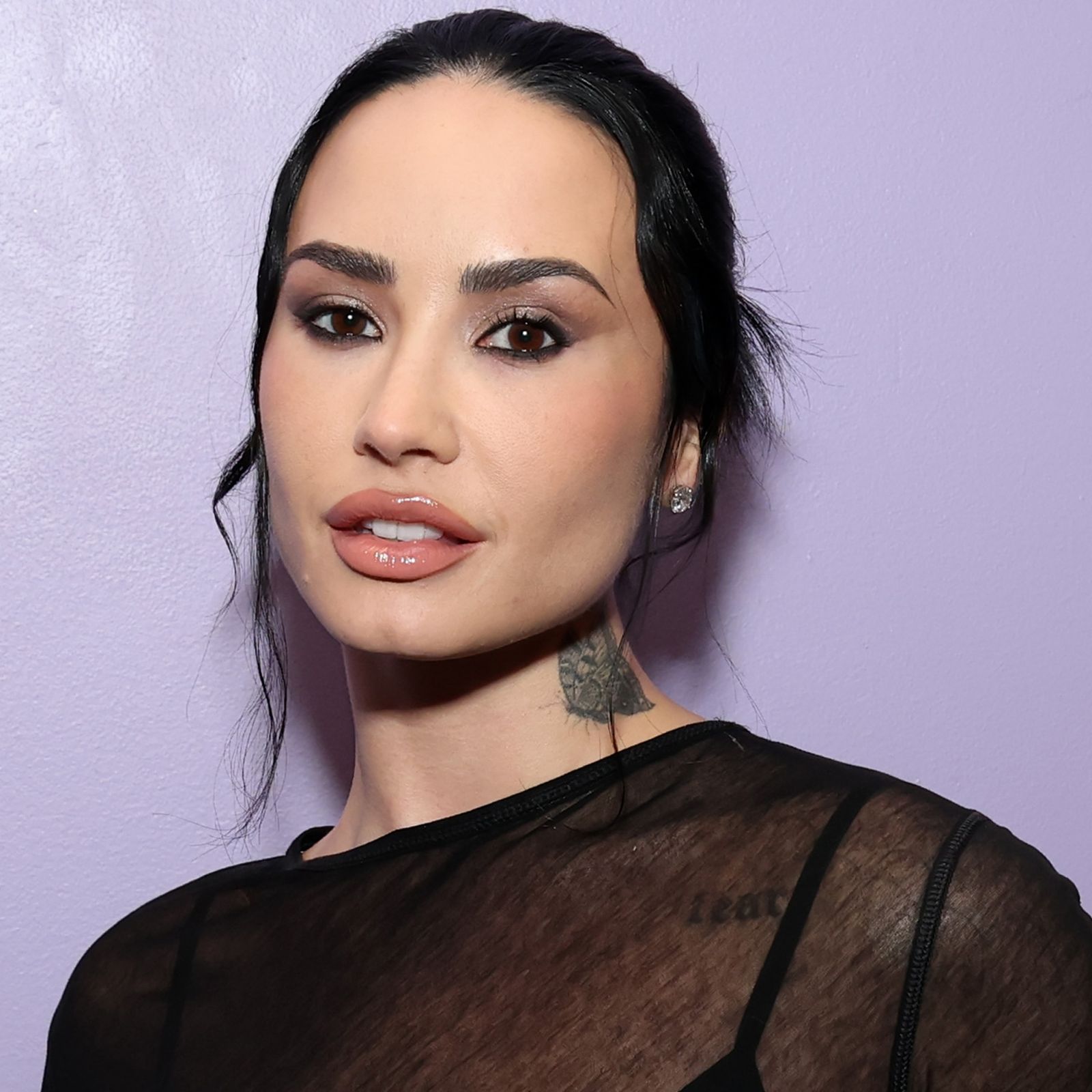 Demi Lovato's Double Diamond French Manicure Is Extra Fancy
