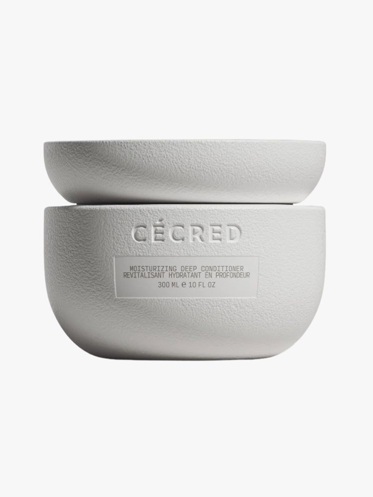 Moisturizing Deep Conditioner grey bowl jar on light grey background