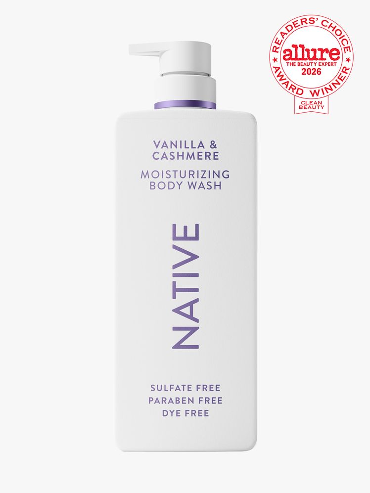 Bottle of Native Body Wash on white background