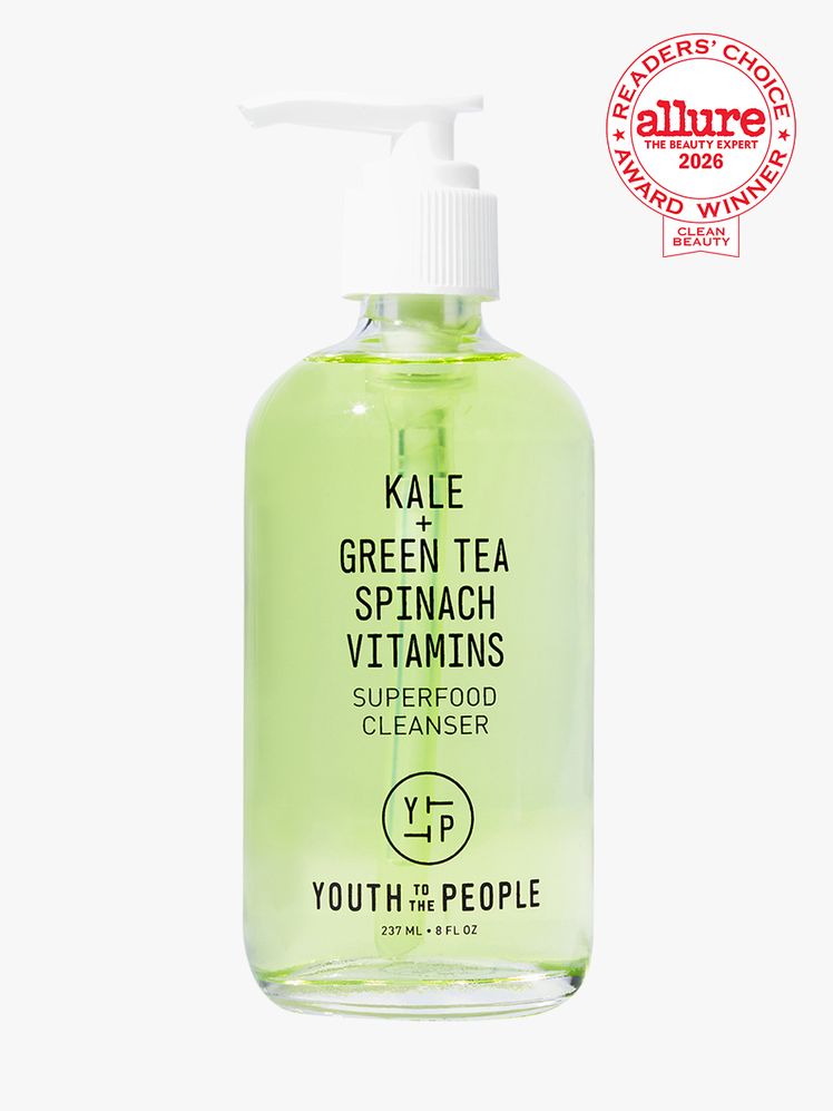 Bottle of Youth to the People Superfood Cleanser on white background