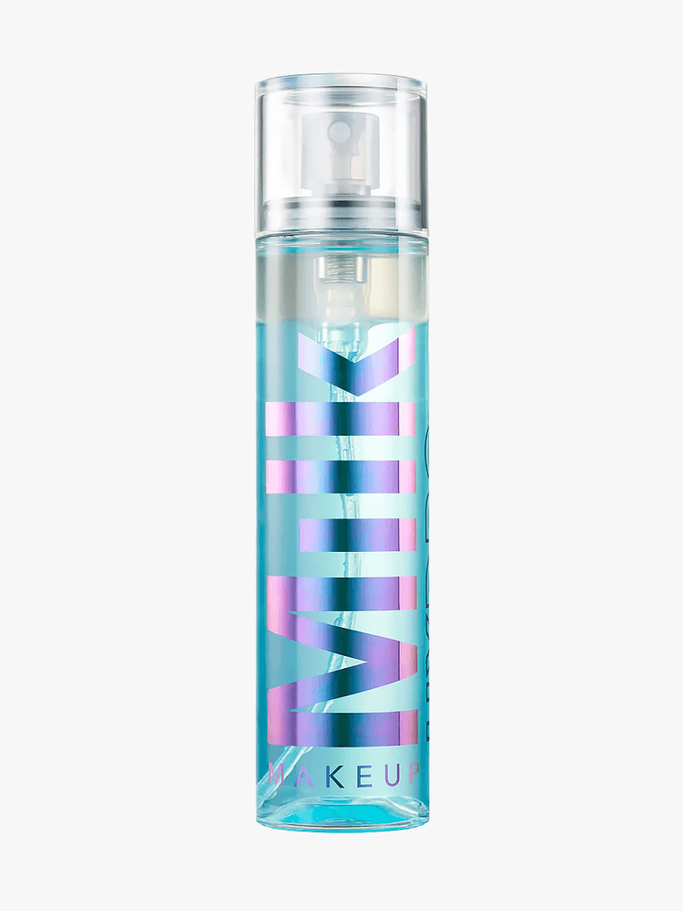 Milk Makeup Hydro Grip Setting Refreshing Spray in clear bottle with pump